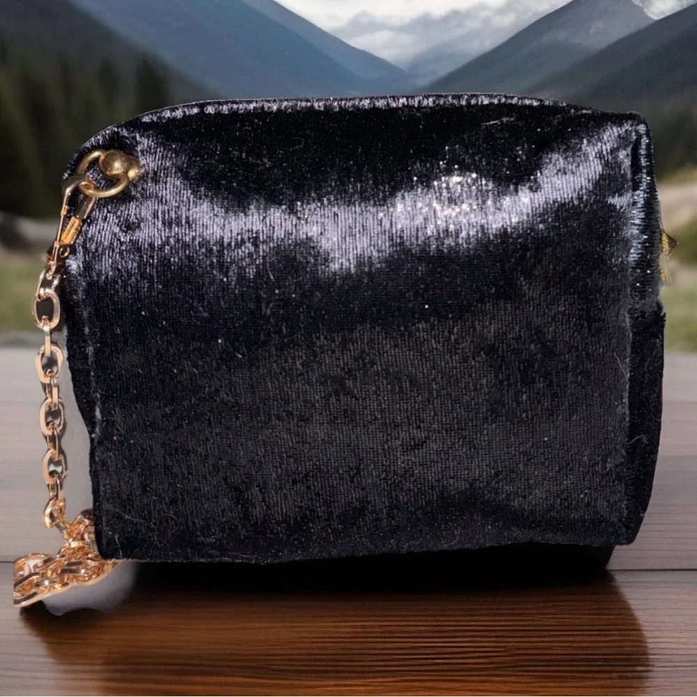 Cosmetic Pouch by Dior Beauty Black and Gold Hardware